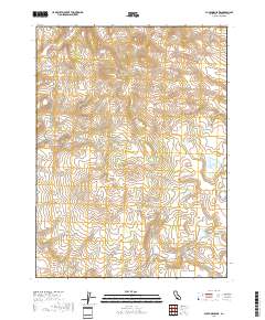 Buckhorn Lake 2018 topographic map thumbnail