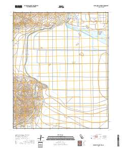 Buena Vista Lake Bed 2018 topographic map thumbnail