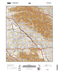 Burbank 2018 topographic map thumbnail