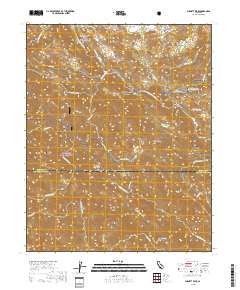 Burnett Peak 2018 topographic map thumbnail