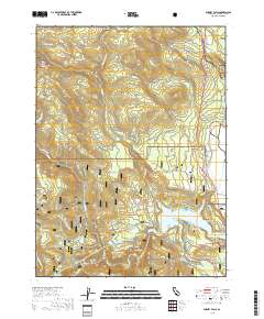 Burney Falls 2018 topographic map thumbnail