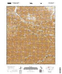 Burnt Peak 2018 topographic map thumbnail