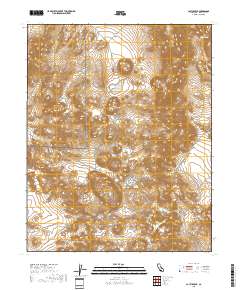 Cactus Peak 2018 topographic map thumbnail