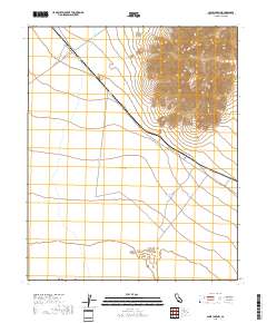 Cadiz Lake NW 2018 topographic map thumbnail