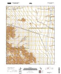 Cadiz Valley SE 2018 topographic map thumbnail