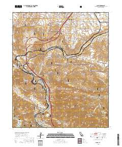 Cajon 2018 topographic map thumbnail