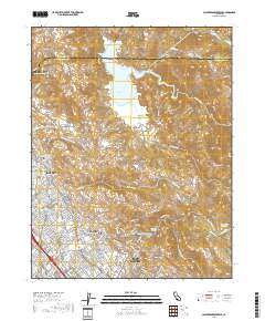 Calaveras Reservoir 2018 topographic map thumbnail