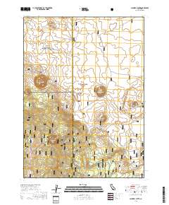 Caldwell Butte 2018 topographic map thumbnail