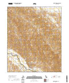 Caliente Mountain 2018 topographic map thumbnail