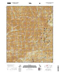 California Hot Springs 2018 topographic map thumbnail