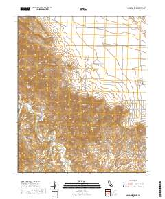 California Valley 2018 topographic map thumbnail