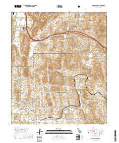 Cameron Corners 2018 topographic map thumbnail
