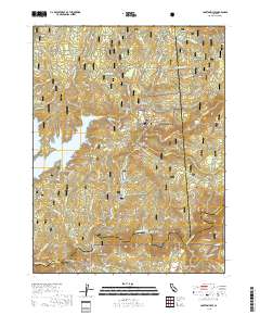 Camptonville 2018 topographic map thumbnail