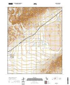 Cantil 2018 topographic map thumbnail