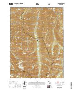 Caribou Lake 2018 topographic map thumbnail