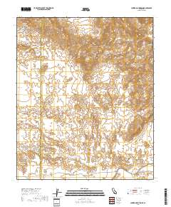 Carrizo Mountain NE 2018 topographic map thumbnail