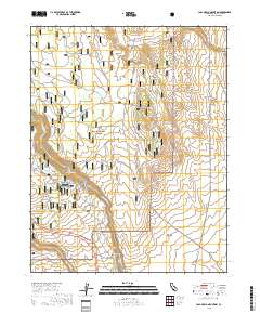 Casa Diablo Mountain 2018 topographic map thumbnail