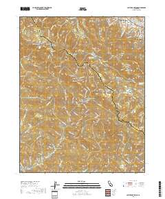 Castle Rock Ridge 2018 topographic map thumbnail