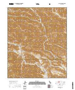 Catclaw Flat 2018 topographic map thumbnail