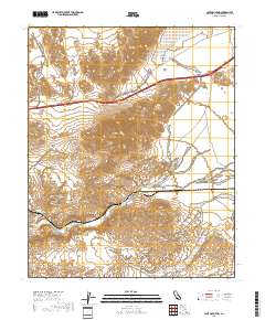 Cave Mountain 2018 topographic map thumbnail