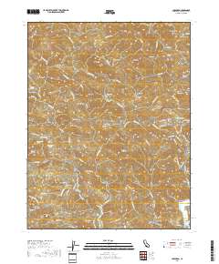 Cazadero 2018 topographic map thumbnail
