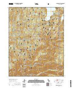 Cherry Lake South 2018 topographic map thumbnail