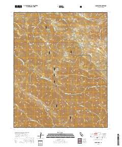 Chews Ridge 2018 topographic map thumbnail