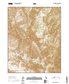 Chickencoop Canyon 2018 topographic map thumbnail