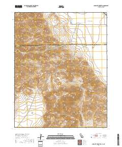 Chocolate Mountain 2018 topographic map thumbnail