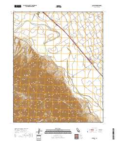 Chualar 2018 topographic map thumbnail