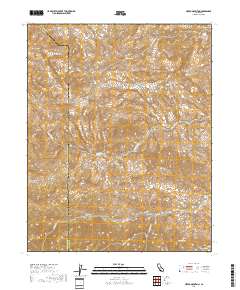 Ciervo Mountain 2018 topographic map thumbnail