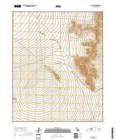 Cima Dome 2018 topographic map thumbnail