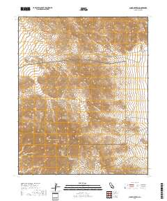Clark Mountain 2018 topographic map thumbnail