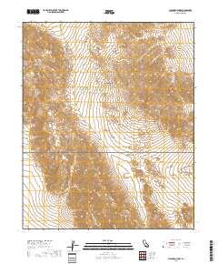 Cleghorn Lakes 2018 topographic map thumbnail