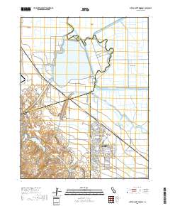 Clifton Court Forebay 2018 topographic map thumbnail
