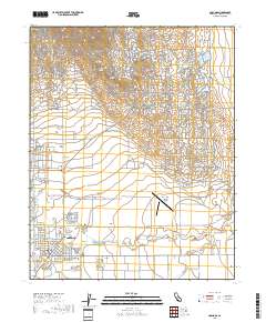 Coalinga 2018 topographic map thumbnail