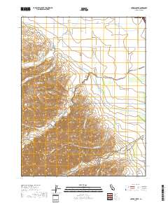 Cortina Creek 2018 topographic map thumbnail