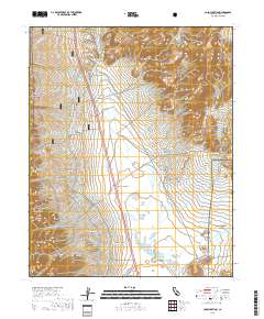 Coso Junction 2018 topographic map thumbnail