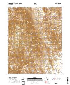 Coso Peak 2018 topographic map thumbnail
