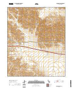 Cottonwood Basin 2018 topographic map thumbnail