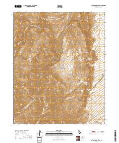 Cottonwood Canyon 2018 topographic map thumbnail