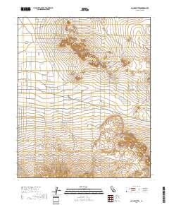 Cougar Buttes 2018 topographic map thumbnail