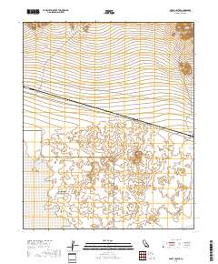Amboy Crater 2018 topographic map thumbnail