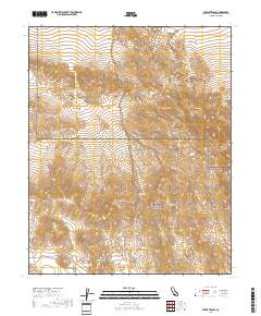 Avawatz Pass 2018 topographic map thumbnail