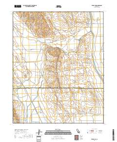 Avenal Gap 2018 topographic map thumbnail