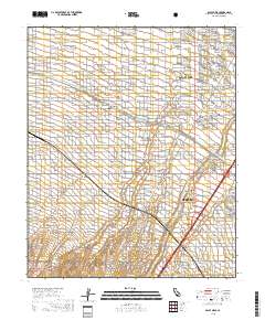 Baldy Mesa 2018 topographic map thumbnail