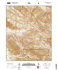 Ballinger Canyon 2018 topographic map thumbnail