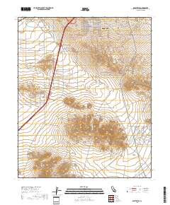 Barstow SE 2018 topographic map thumbnail