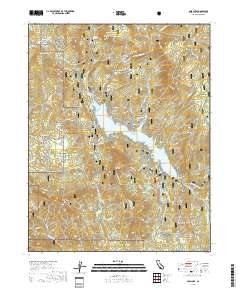 Bass Lake 2018 topographic map thumbnail