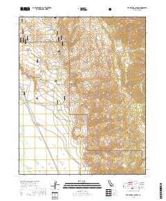 Bee Springs Canyon 2018 topographic map thumbnail